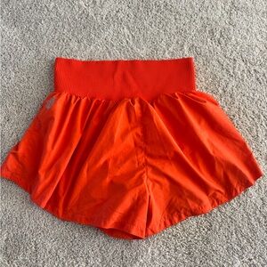 FP Movement by Free People Bright Orange Athletic Shorts